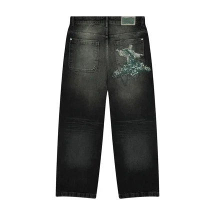 “NYC to RIO” Denim black Jeans (4)