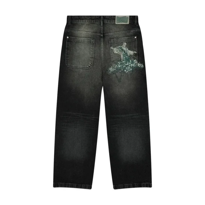 “NYC to RIO” Denim black Jeans (4)