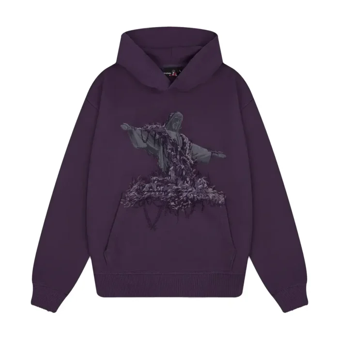 “NYC to RIO” Hoodie purple (1)
