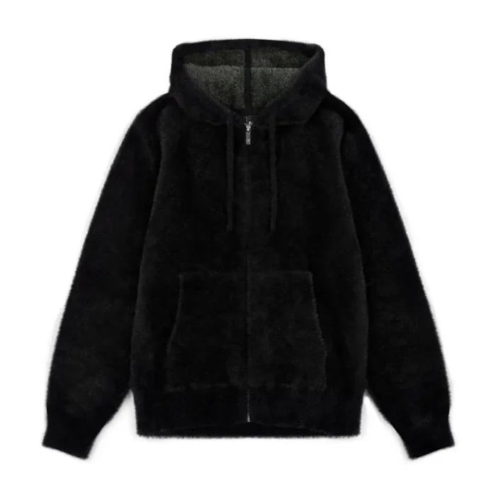 “NYC to RIO” Zip Up Hoodie black (4)
