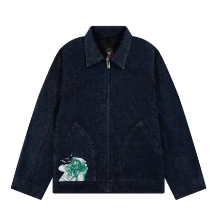 “asteroids” workwear Jacket denim (2)