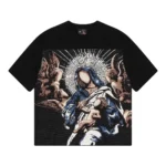“awakening v2” T Shirt knitted black (1)