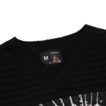 “awakening v2” T Shirt knitted black (2)
