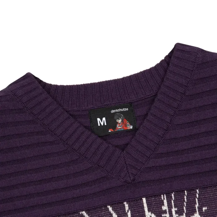 “awakening v2” T Shirt knitted purple (4)