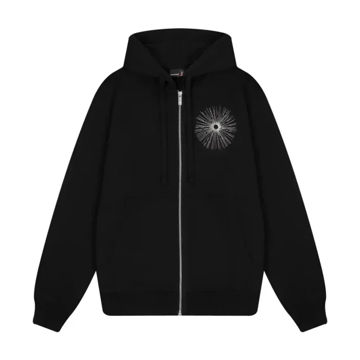 “awakening v2” Zip Up Hoodie black (1)