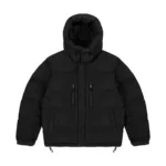 “blossom” Puffer Jacket black (1)