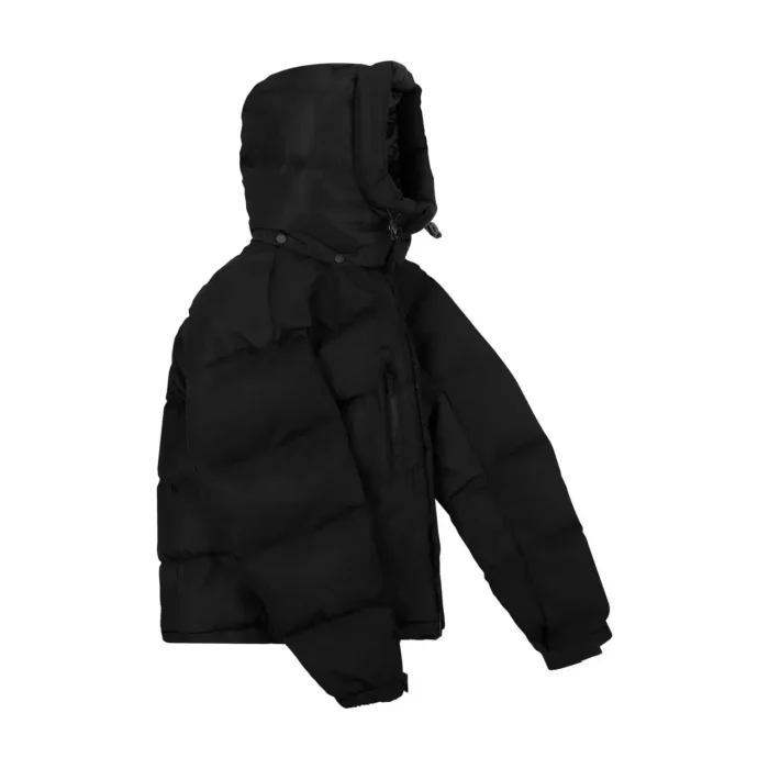 “blossom” Puffer Jacket black (4)