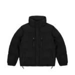“blossom” Puffer Jacket black (5)