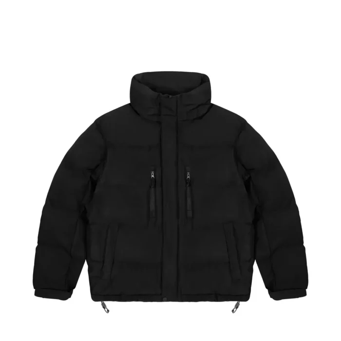 “blossom” Puffer Jacket black (5)