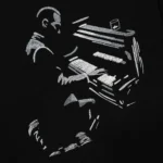 “jazz v2” T Shirt black (1)