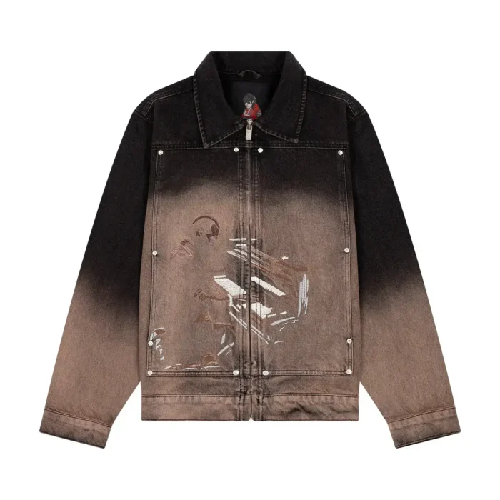 “jazz v2” denim Jacket black (4)