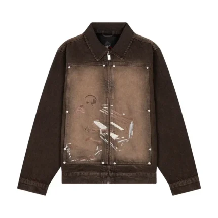 “jazz v2” denim Jacket brown (1)