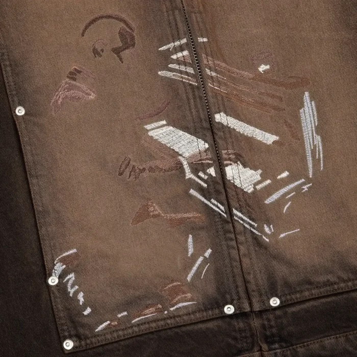 “jazz v2” denim Jacket brown (2)
