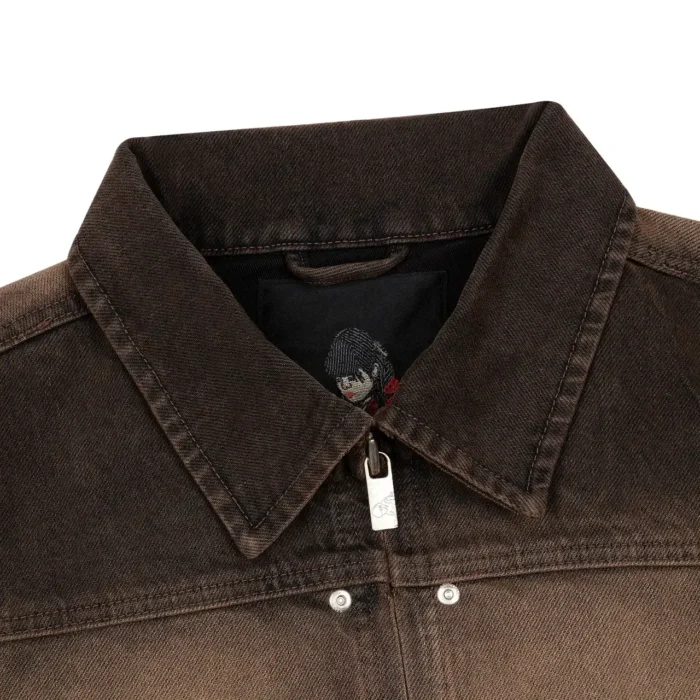 “jazz v2” denim Jacket brown (3)