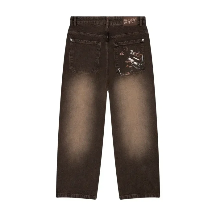 “jazz v2” denim brown Jeans (2)