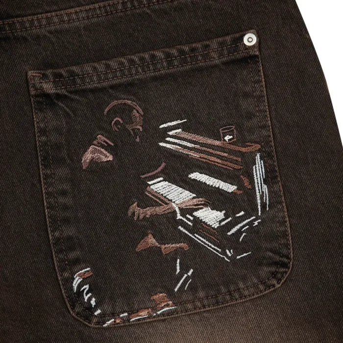 “jazz v2” denim brown Jeans (4)
