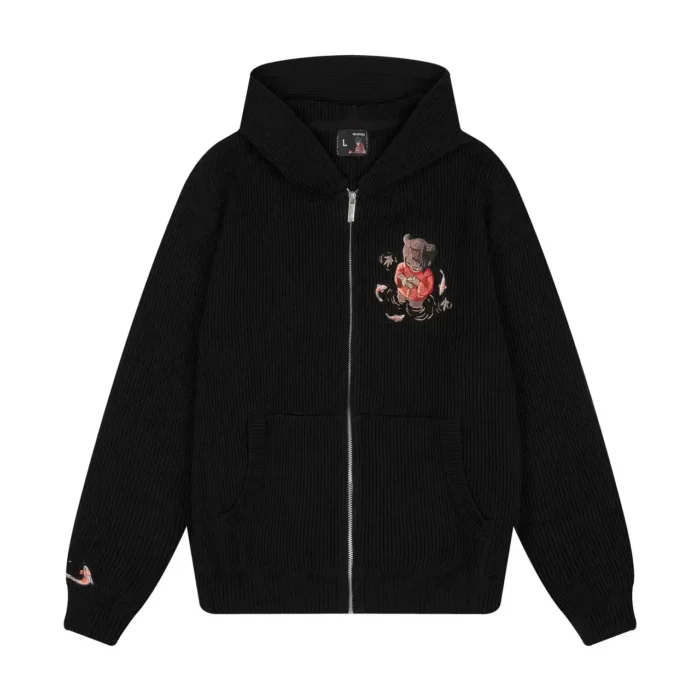 “koi fish” Zip Up Hoodie (1)