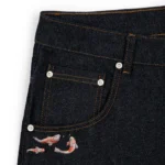 “koi fish” denim Jeans (4)