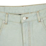 “koi fish” reverse denim Jeans (3)