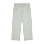 “koi fish” reverse denim Jeans (6)