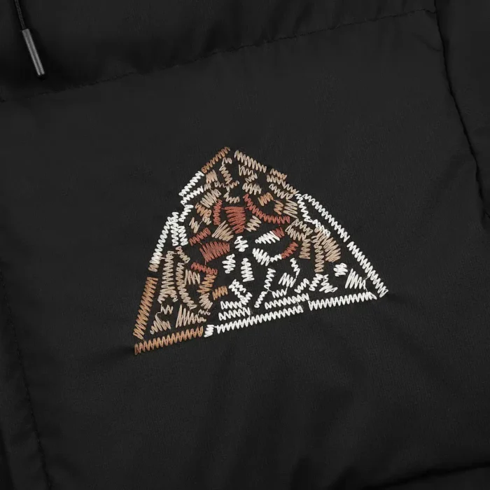 “last supper” Puffer Jacket black (2)