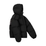 “last supper” Puffer Jacket black (4)