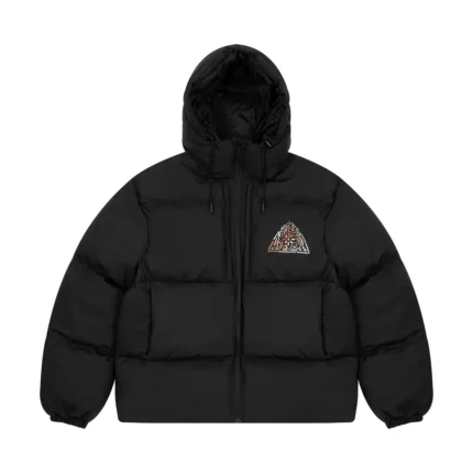 “last supper” Puffer Jacket black (5)