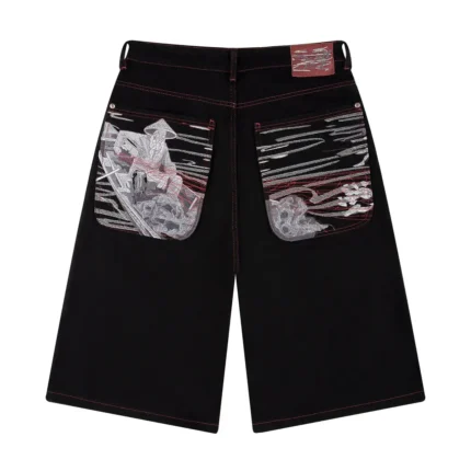 “lotus” Shorts black (2)