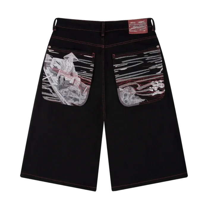 “lotus” Shorts black (2)
