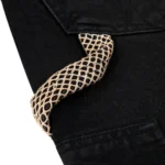 “lotus” Shorts black fishnet (1)