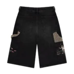 “lotus” Shorts black fishnet (4)