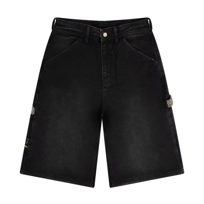 “lotus” Shorts black fishnet (5)