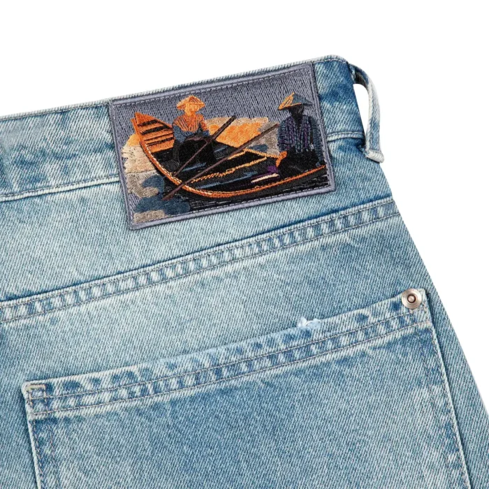“lotus” Shorts blue (1)