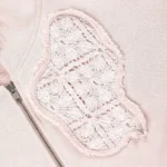 “lotus” Zip Up Hoodie pink (1)