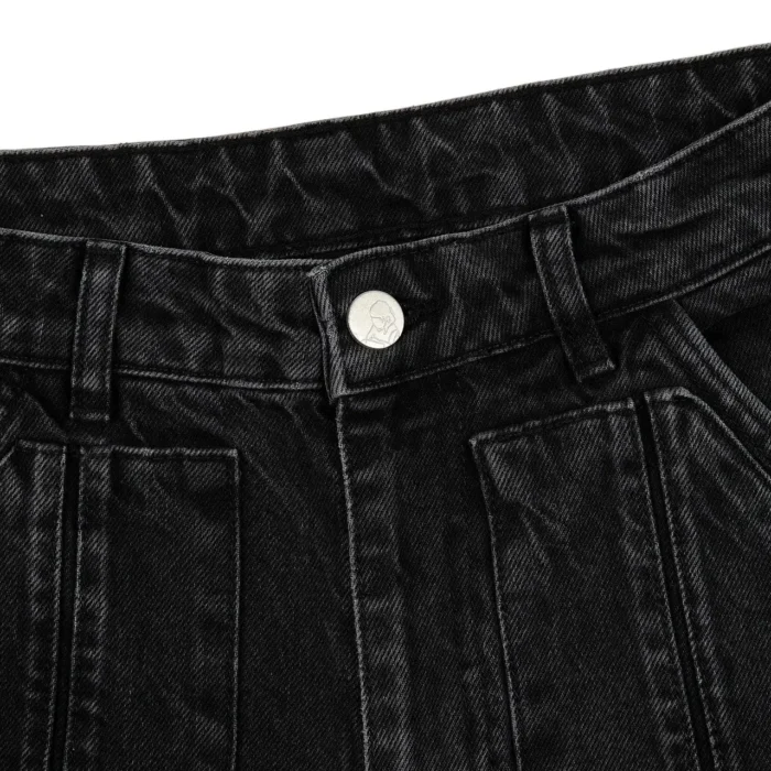 “lotus” denim black Jeans (1)