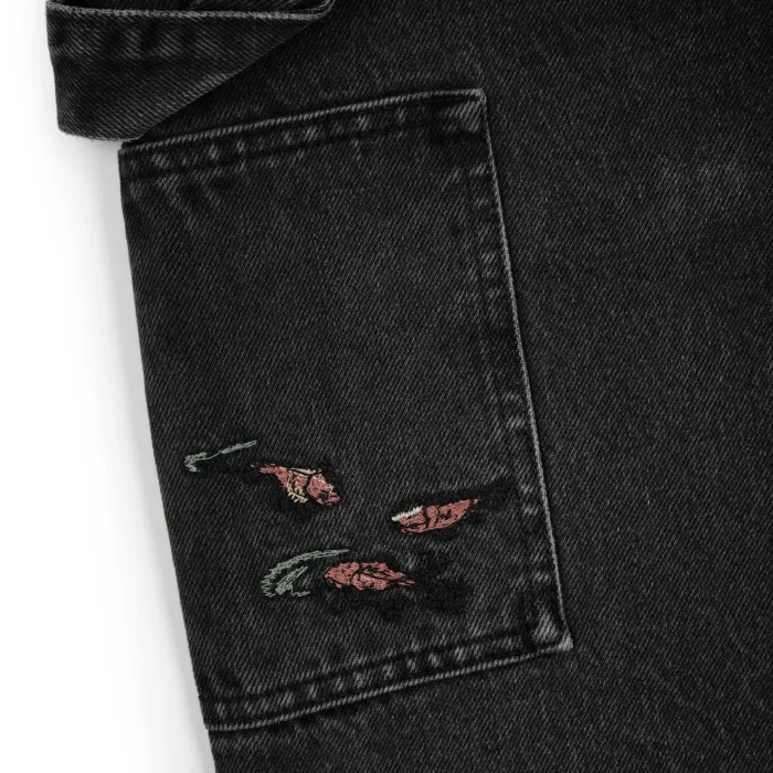“lotus” denim black Jeans (3)