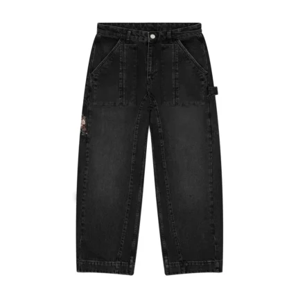 “lotus” denim black Jeans (6)