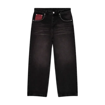 “lotus” denim black purple tint Jeans (1)