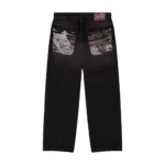 “lotus” denim black purple tint Jeans (2)