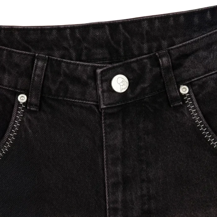 “lotus” denim black purple tint Jeans (3)