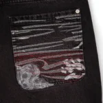 “lotus” denim black purple tint Jeans (4)