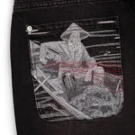 “lotus” denim black purple tint Jeans (5)