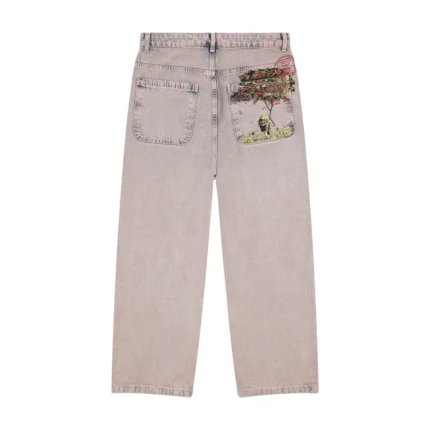 “lotus” denim faded rose Jeans (1)