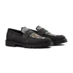 “lotus” loafer black (1)
