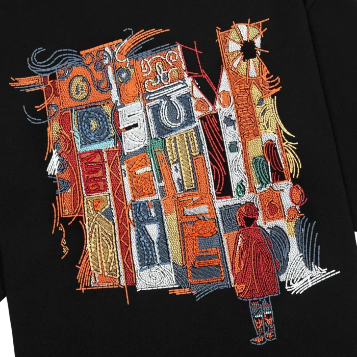 “mosaic” T Shirt black 02 (2)
