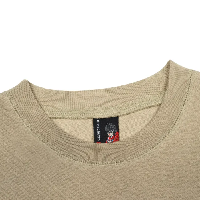 “mosaic” T Shirt khaki (1)