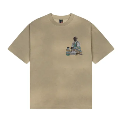 “mosaic” T Shirt khaki (4)