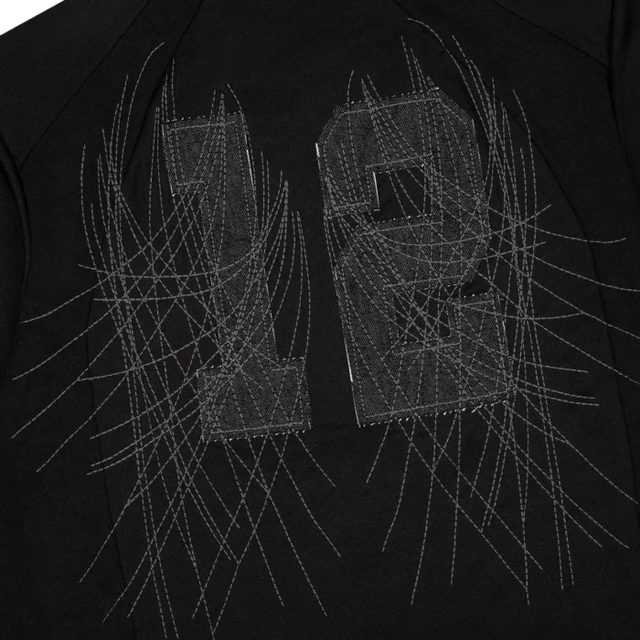 “sashiko v2” T Shirt black (2)
