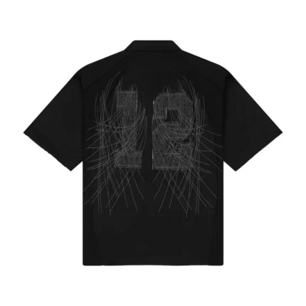 “sashiko v2” T Shirt black (4)