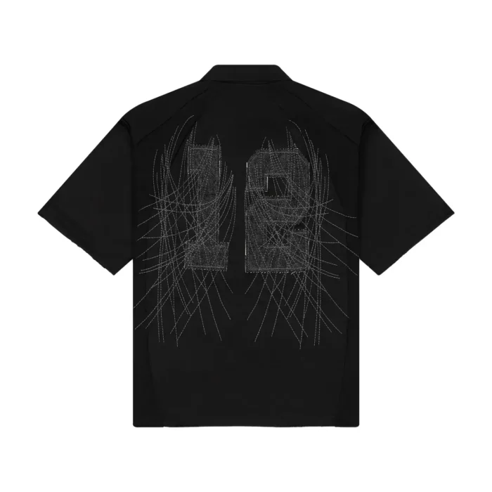 “sashiko v2” T Shirt black (4)